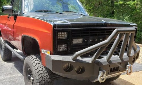 Custom Chevy Pickup selling at coast2coast auctions