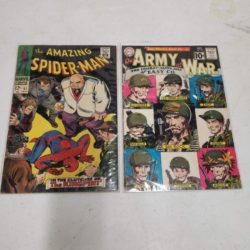 Sell Buy Comic Books Spider Man 51 and Our Army at War 112