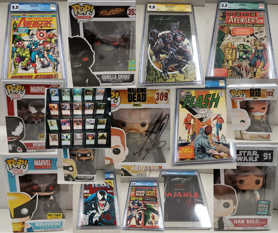CGC Graded Comics Funko figures MTG for sale by auction