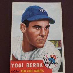 1953 Topps Baseball Card Yogi Berra New York
