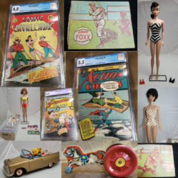 Vintage Comics Barbies Sports Cards Auction