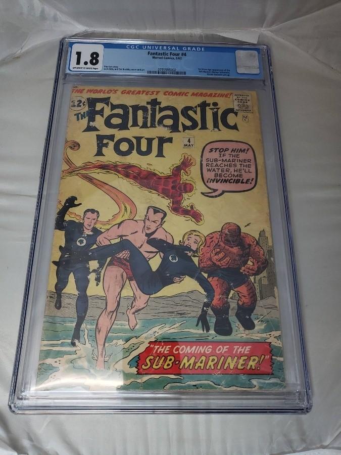 CGC Graded Fantastic Four Comic 4