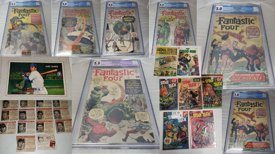 Vintage Fantastic Four Comic Book Auciton