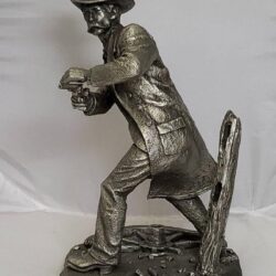 Wyatt Earp Pewter Sculpture Jim Ponter