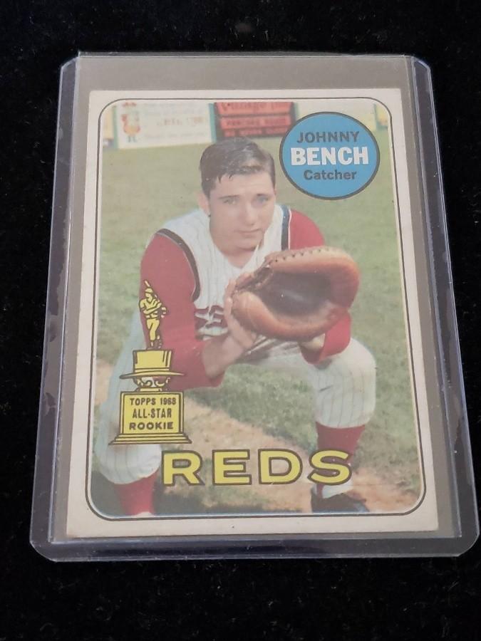 Topps 1969 Johnny Bench Baseball Card 95