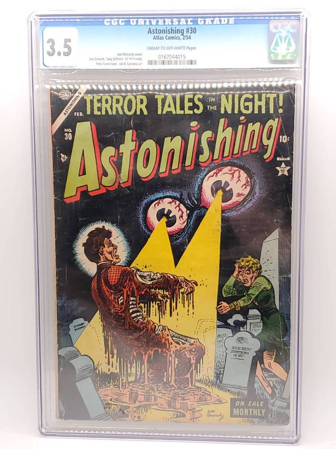 Astonishing 30 CGC 3.5 Cream To Off White Pages