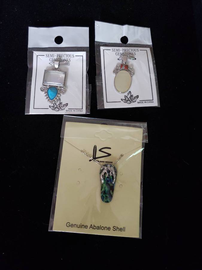 Necklace And Three Pendants New