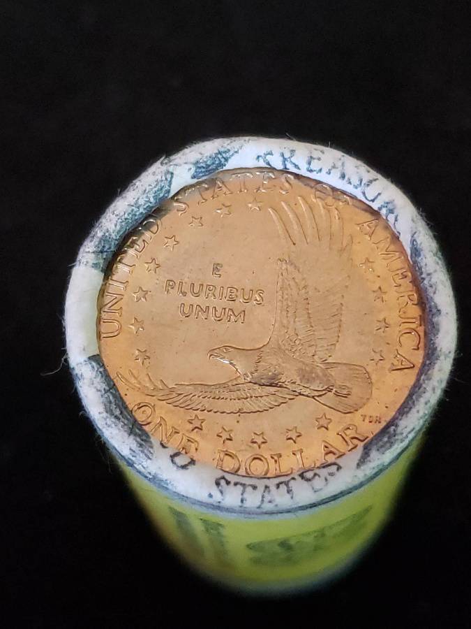 Uncirculated Roll Sacagawea Dollar Coins Golden Dollars
