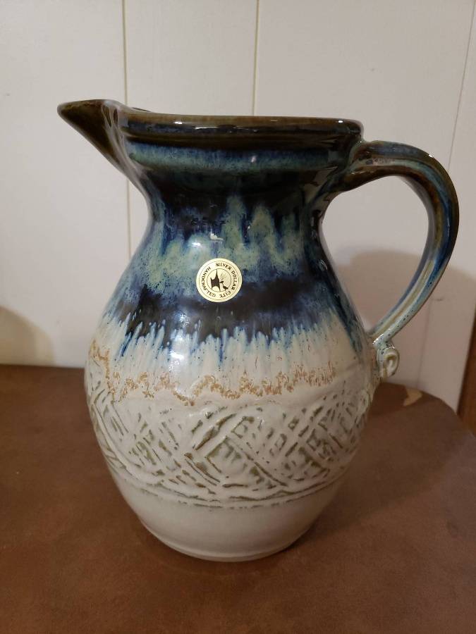 Handcrafted Stoneware Water Pitcher
