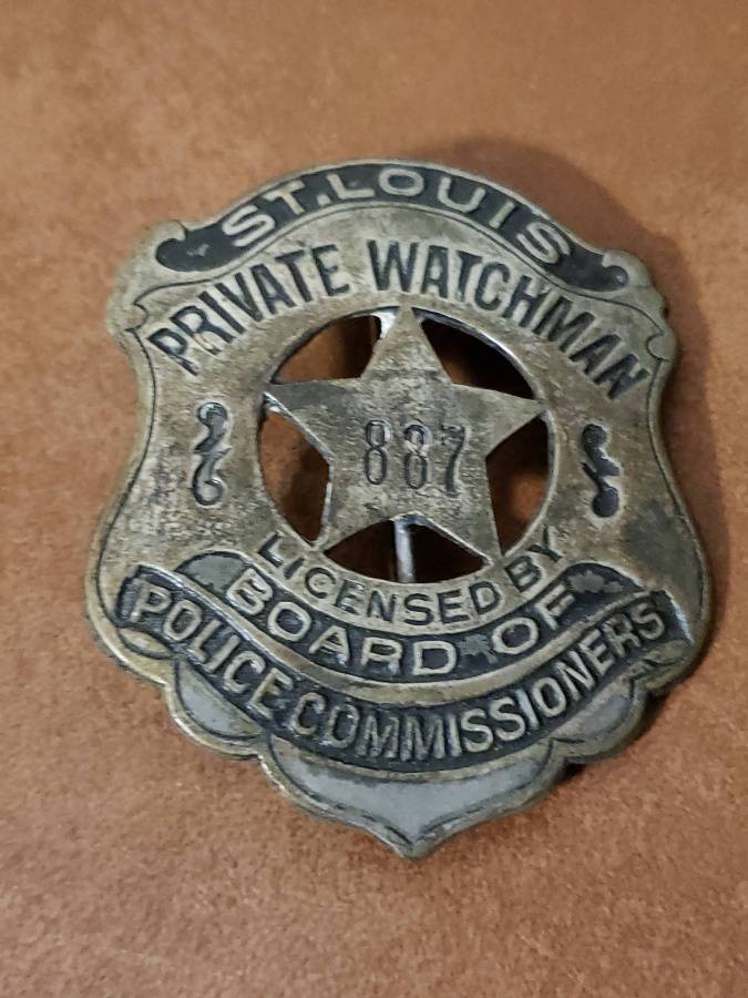 St Louis Police Commissioners Badge