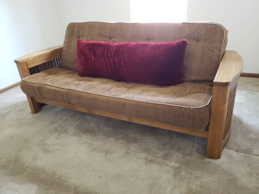Oak Futon Couch