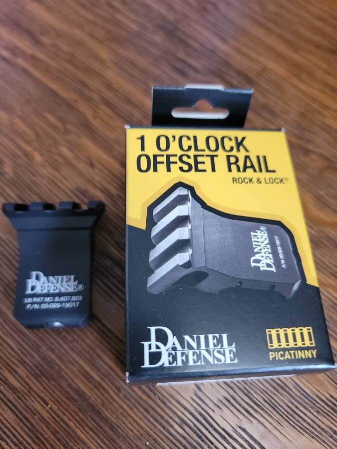 Daniel Defense 1 OClock Offset Rail NIB