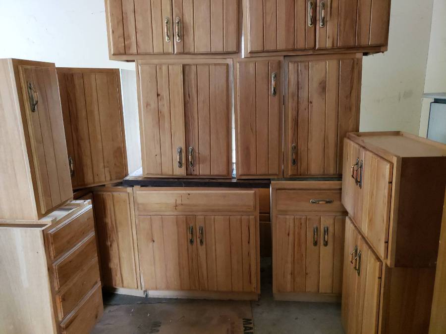 Pecan Schrock Cabinets