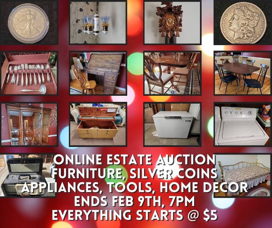 Silver Coins Furniture Silver Vintage Radios Electronics CD DVDs Tools
