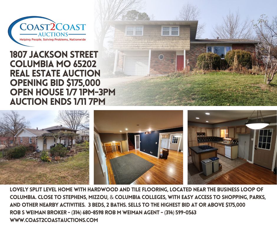 1807 Jackson Street Columbia MO RE AD